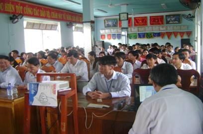 LĐLĐ Nông Sơn:  Phối hợp tổ chức tập huấn An toàn vệ sinh lao động