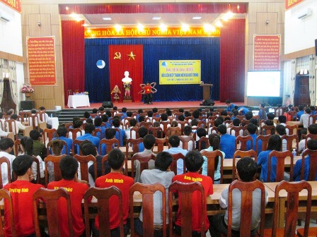 Hội Liên hiệp thanh niên Việt Nam xã Quế Trung tổ chức Đại hội đại biểu Hội LHTN xã lần thứ V nhiệm kỳ 2014-2019