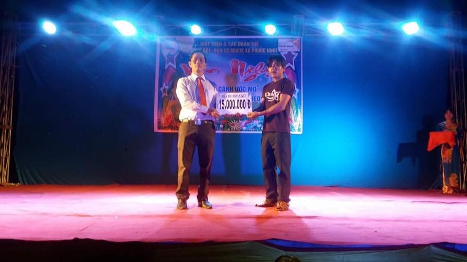 Mặt trận và các đoàn thể xã Phước Ninh tổ chức đêm văn nghệ gây quỹ với chủ đề “ Chắp cánh ước mơ và gây quỹ ủng hộ người nghèo” năm 2016