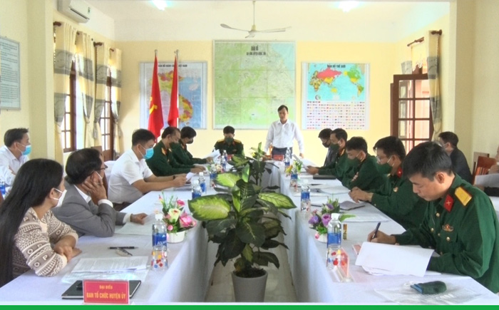 Đảng ủy Quân sự huyện Nông Sơn ra Nghị quyết lãnh đạo thực hiện nhiệm vụ năm 2022