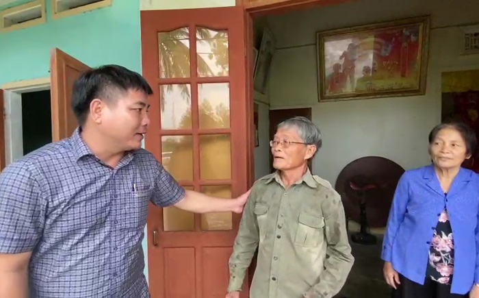 Lãnh đạo huyện kiểm tra, chỉ đạo công tác phòng chống bão số 4