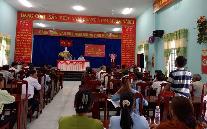 Sơn Viên: Diễn đàn đối thoại trực tiếp giữa lãnh đạo Đảng ủy, HĐND, UBND với Nhân dân năm 2022
