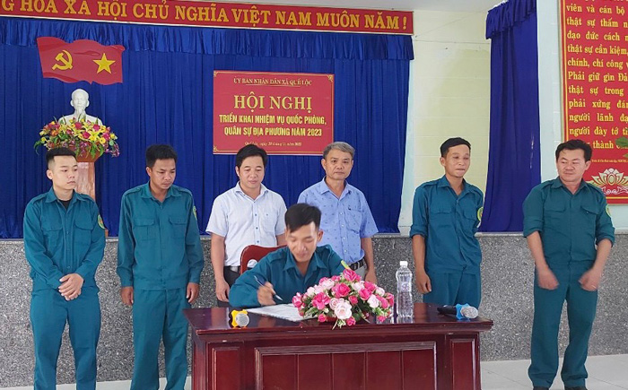 Các địa phương Hội nghị triển khai nhiệm vụ quốc phòng, quân sự địa phương năm 2023