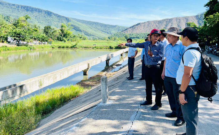 Lãnh đạo huyện Nông Sơn kiểm tra công tác chuẩn bị “Tuần lễ Văn hóa - Du lịch Đại Bình”